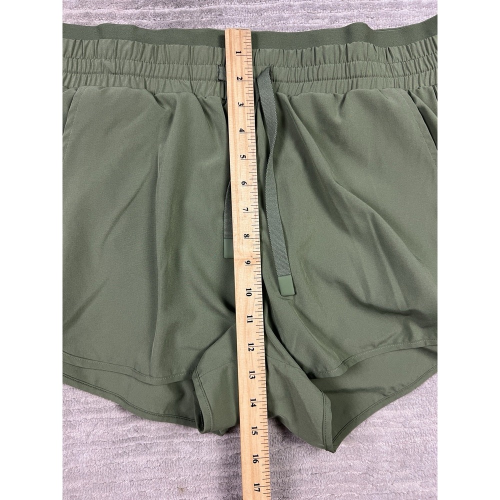 Joy Lab Athletic Shorts Womens XL Green Pull On Elastic Waist Polyester Blend - Picture 6 of 13